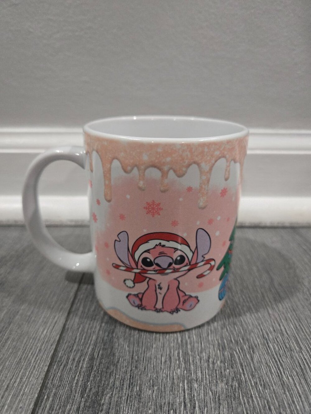 Stitch & Angel Christmas Coffee Mug